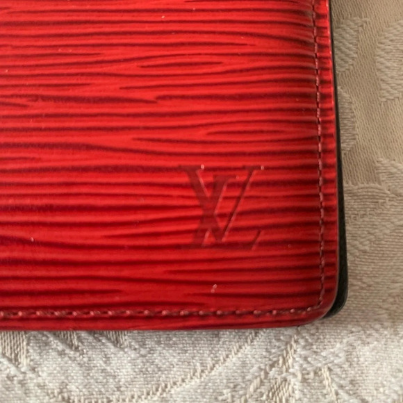 Louis Vuitton Vintage Red Epi Leather Agenda Cover - Picture 5 of 16
